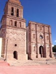 Arizpe church.  Strong like a fortress.