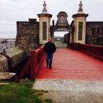 Mike at Fortress of Louisburg